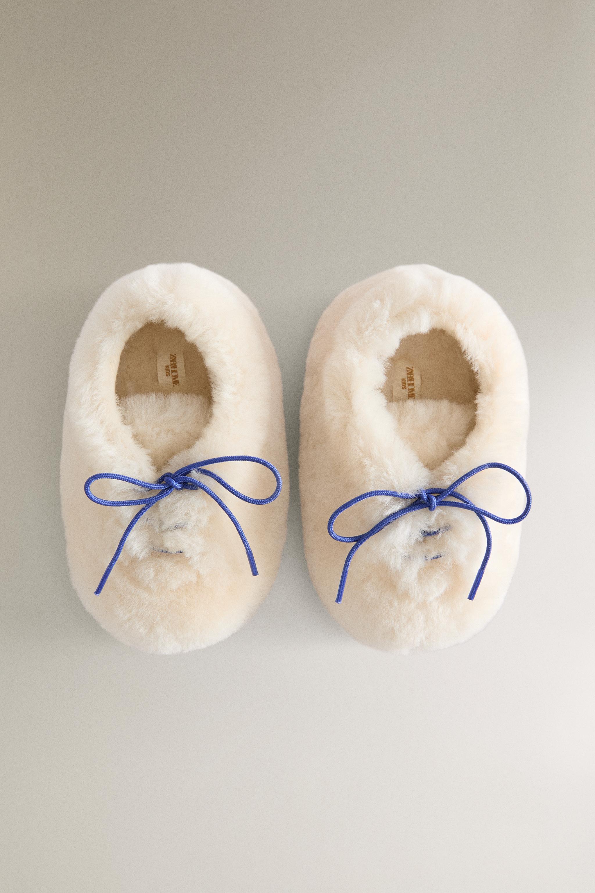 CHAUSSONS ENFANT IMITATION FOURRURE THE ANIMALS OBSERVATORY